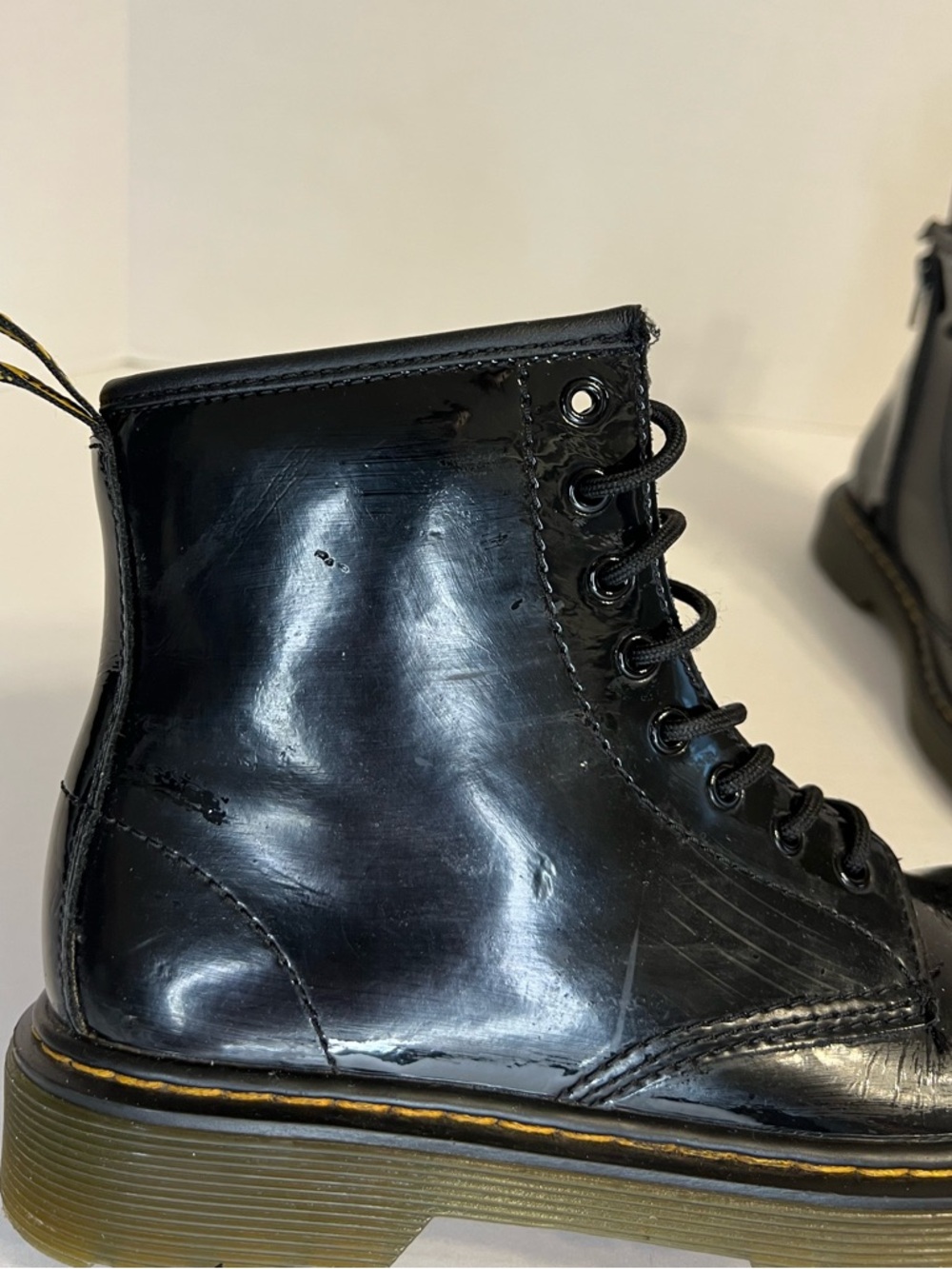 Dr. Martens Patent Leather Boots size 3 - Picture 6 of 11